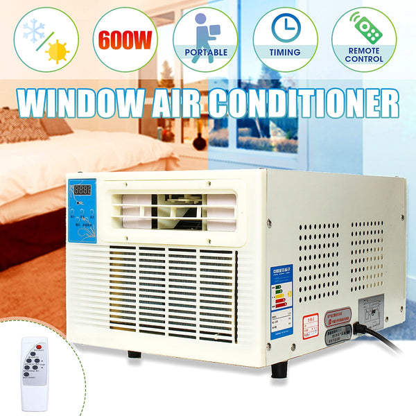 Portable Air Conditioner Window Air Conditioning Box Cooling Heating Cold/Heat Dual Use Air Conditioner Cooler Free Pipe Gift