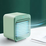 Home Mini Air Conditioner Portable Air Cooler Fan Air Conditioner Light Desktop Air Cooling Fan USB Personal Space Cooler