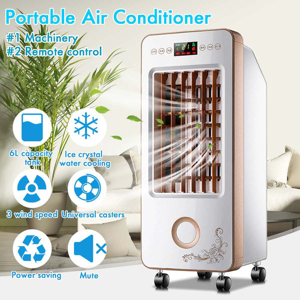 Portable Air Conditioner Conditioning Fan Humidifier Cooler Cooling 220V Air Conditioner Timed Cooling Home Remote control
